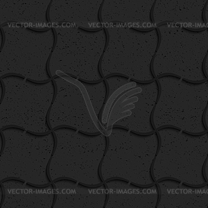 Текстурированные черный пластик волнистый сетки - векторный клипарт EPS
