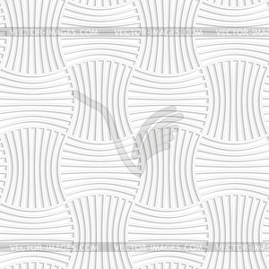Белая бумага 3D пять полосатый волнистые штифт прямоугольники - изображение в формате EPS