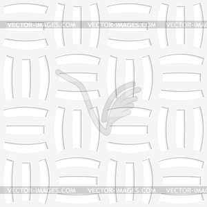 White paper 3D three holes - vector clipart