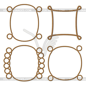 Rope frame,  - vector clip art