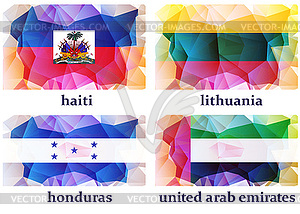 Flags of world, - royalty-free vector image