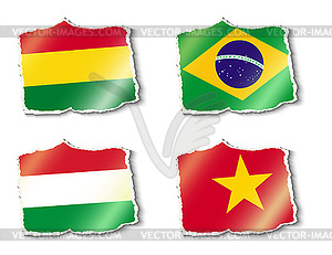 Flags of world, - vector image