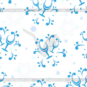 Holiday seamless background, - royalty-free vector image