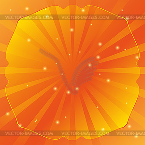 Radial background retro - vector image