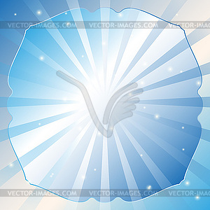 Radial background retro - vector clipart