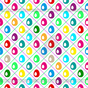 Easter, seamless background - royalty-free vector clipart