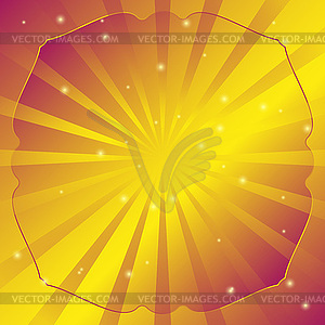 Radial abstract background - vector clip art