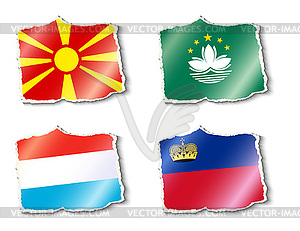 Flags of world - vector clip art