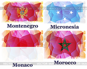 Flags of world - vector image