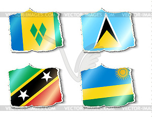 Flags of world - vector image