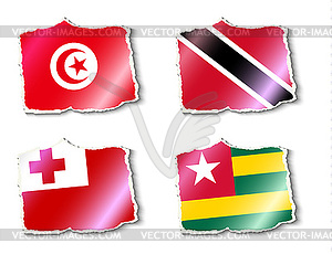 Flags of world - vector image