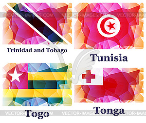 Flags of world - vector image