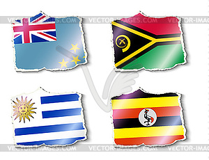 Flags of world - vector clipart