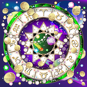 Signs of zodiac, astrology - vector image