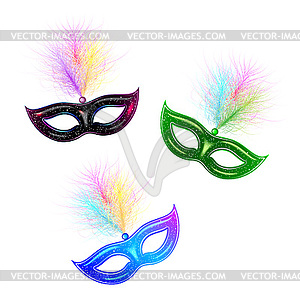 Venetian carnival mask - vector clip art