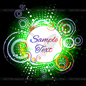 Abstract watercolor background - vector image