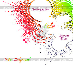 Abstract bright background - vector EPS clipart