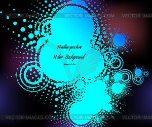 Abstract bright background - vector clipart