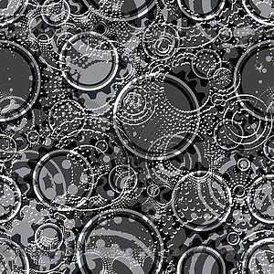 Gear, seamless background - stock vector clipart