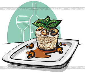 Risotto - vector image