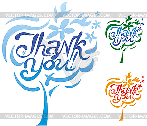 Thank you - vector clip art