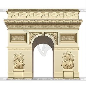 Triumphal arch - vector image