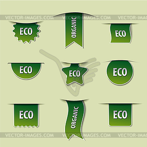 Eco banners - vector clipart