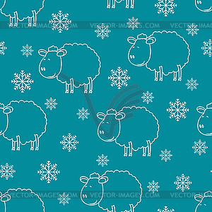 Sheep sketch - vector image