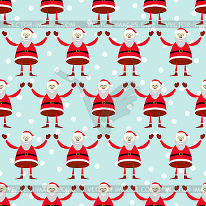 Smiling Santa Claus - vector clip art