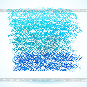 Blue pastel crayon spot - vector clipart