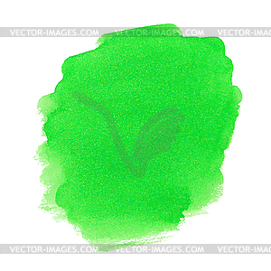 Зеленый акварель место - изображение в векторе / векторный клипарт