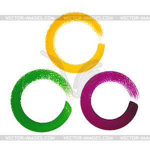 Mardi Gras акриловые кружки - векторное графическое изображение