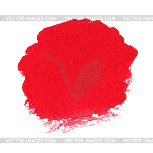 Red watercolor spot - vector EPS clipart