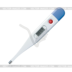 Celsius medical electronic thermometer - vector clipart