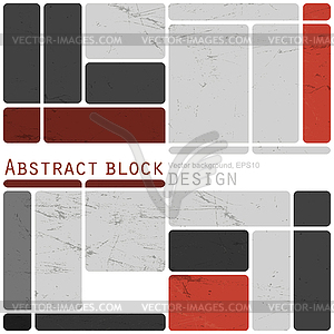 Abstract retro blocks design background colorful - vector clipart