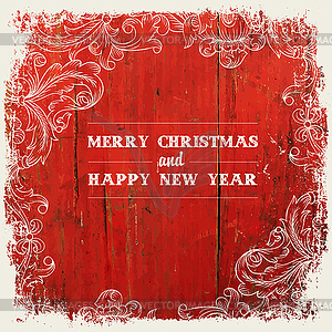 Christmas greeting card design,  - vector clip art