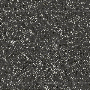 Dark scribble seamless pattern - vector clip art