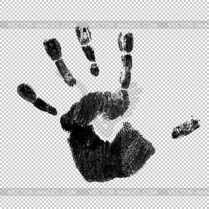 Handprint, ,  - vector image