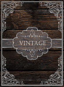 Vintage Card Design - vector image