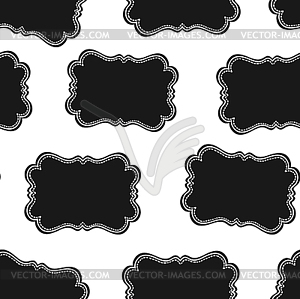 Seamless Wild West Labels Pattern - vector image