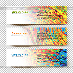 Abstract Web Banners - vector clipart