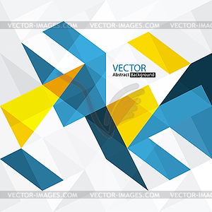 Abstract colorful background with triangles - vector clipart / vector image