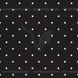 Black polka dot background - vector clip art