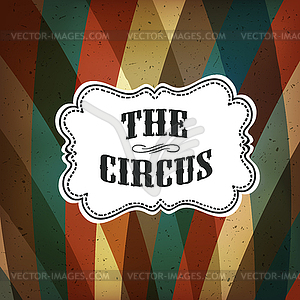 Цирк Абстрактный Плакат с цветными Ромб - векторизованное изображение клипарта