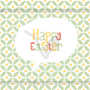 Easter Greeting Card Design - vector clipart