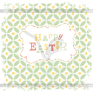 Easter Greeting Card Design - vector clip art