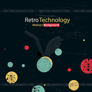 Retro Abstract Background - vector image