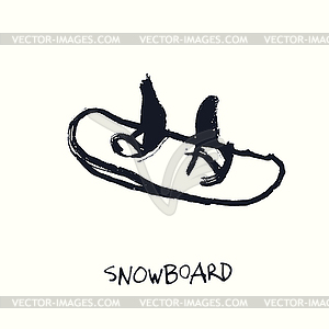 Snowboard - vector image