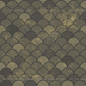 Seamless Vintage Rhombus Pattern. With Grunge - vector image