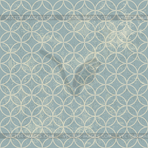 Seamless Vintage Retro Pattern. With Grunge Texture - royalty-free vector clipart